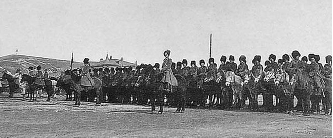                    Иркутские казаки на фронте Первой мировой войны.