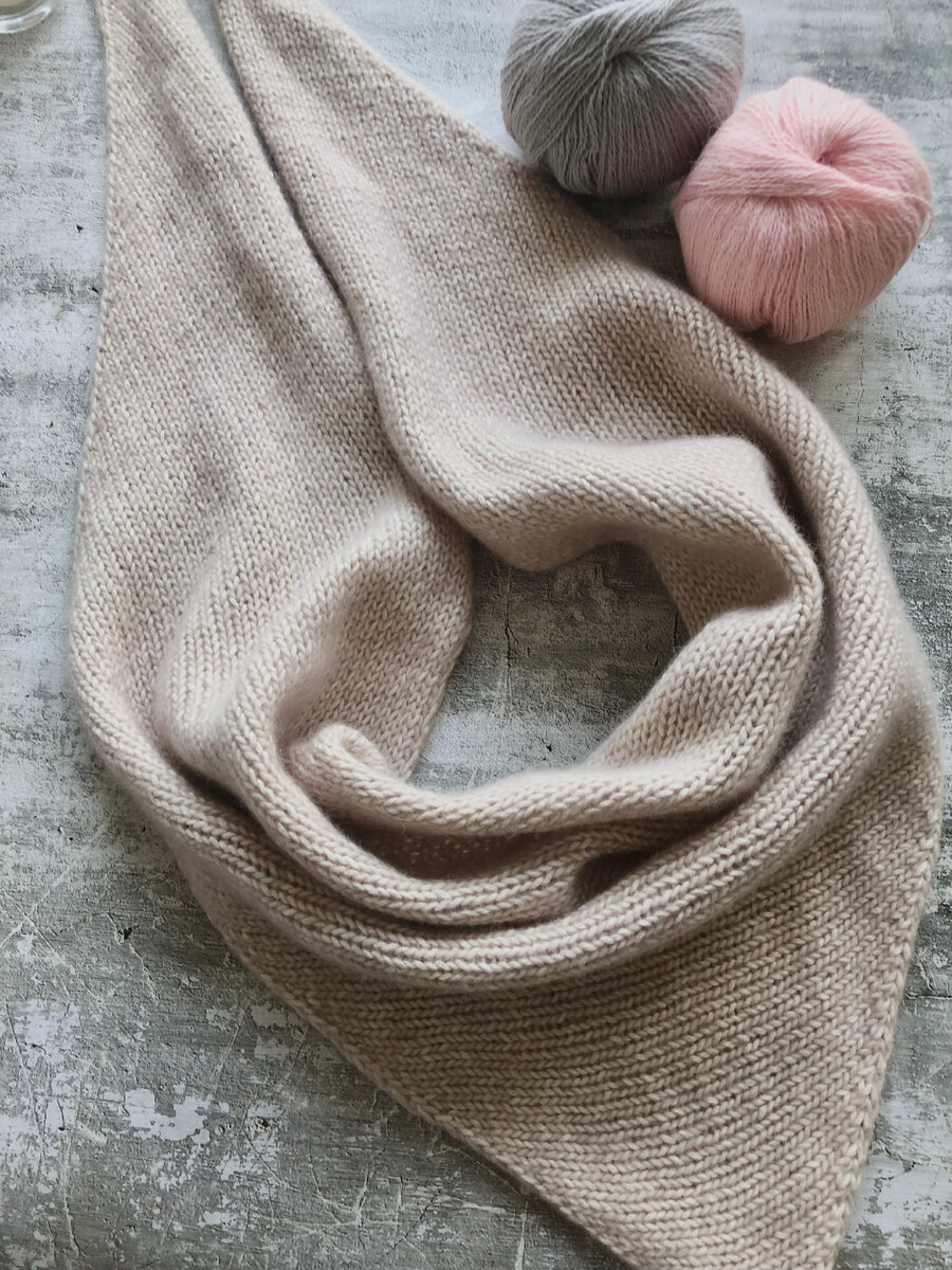 Нежный, мягкий, как котёнок, бактус из пряжи cotton merino