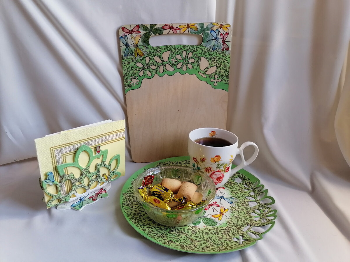   Это мой набор для чаепития в теплой уютной обстановке. 