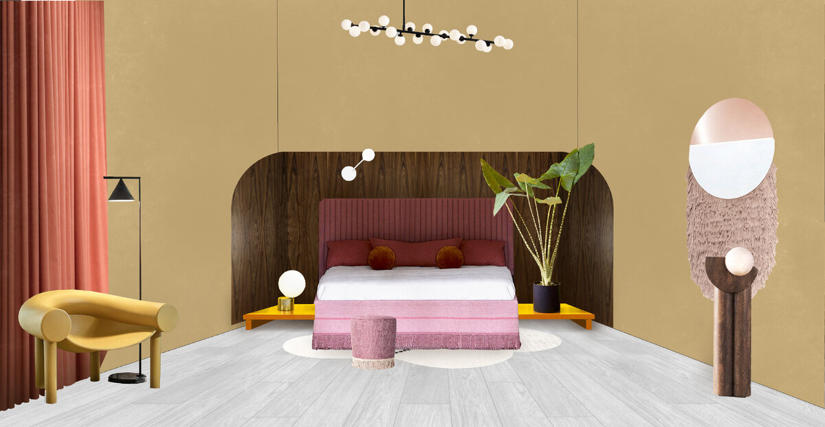 Маленькие предметы, много пола. Все кажется игрушечным. Масштаб не соблюден 