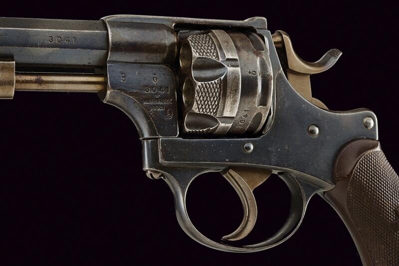 Револьвер Шамело-Дельвиня швейцарской модели, переделанный в 1878 году.