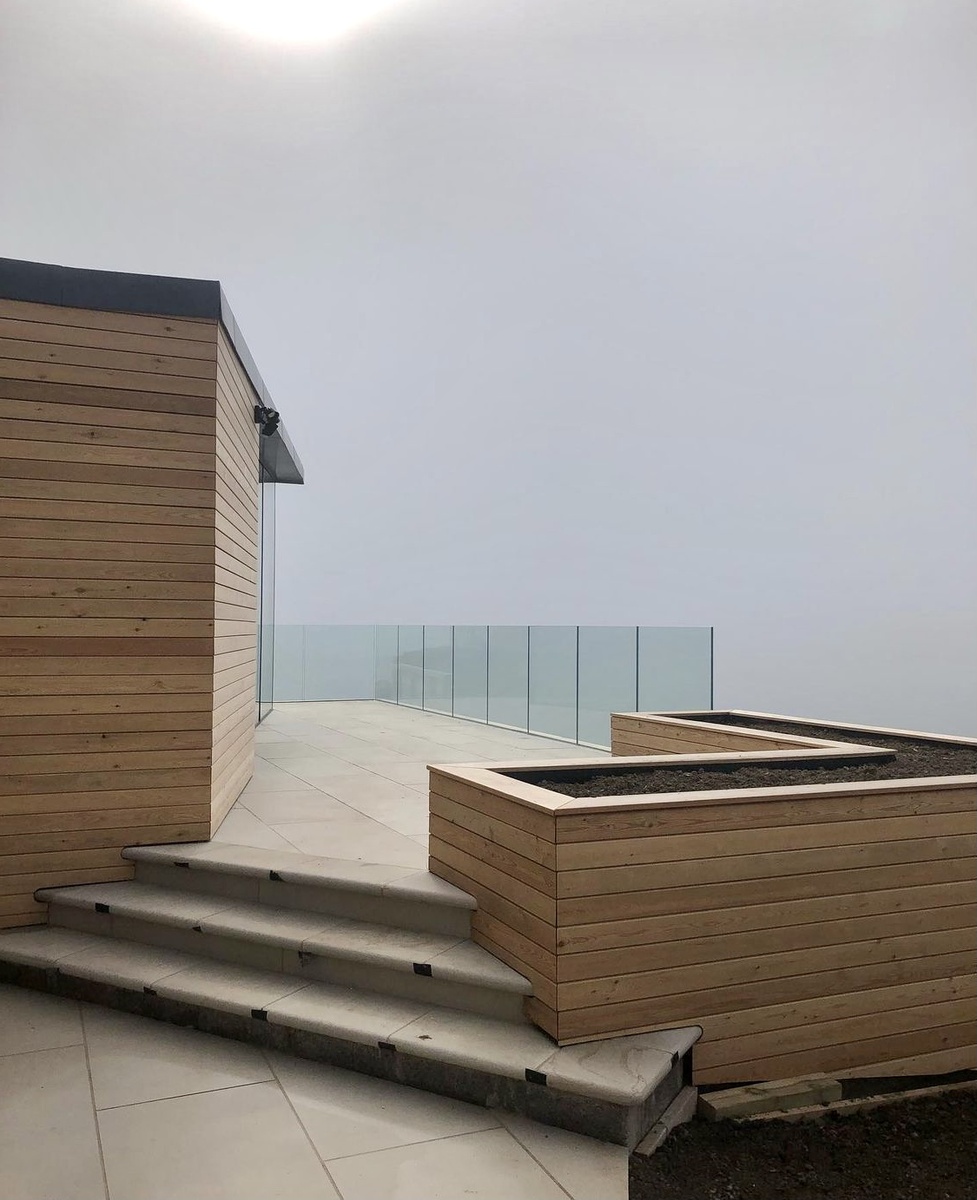 Отдела фасада: планкен из лиственницы, производитель Тимбер Эксперт 