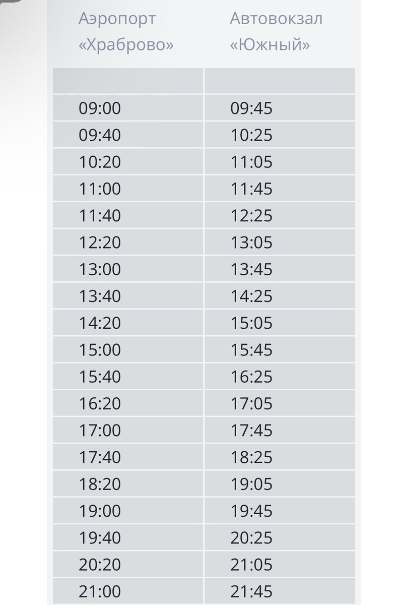 Расписание автобуса 244-Э