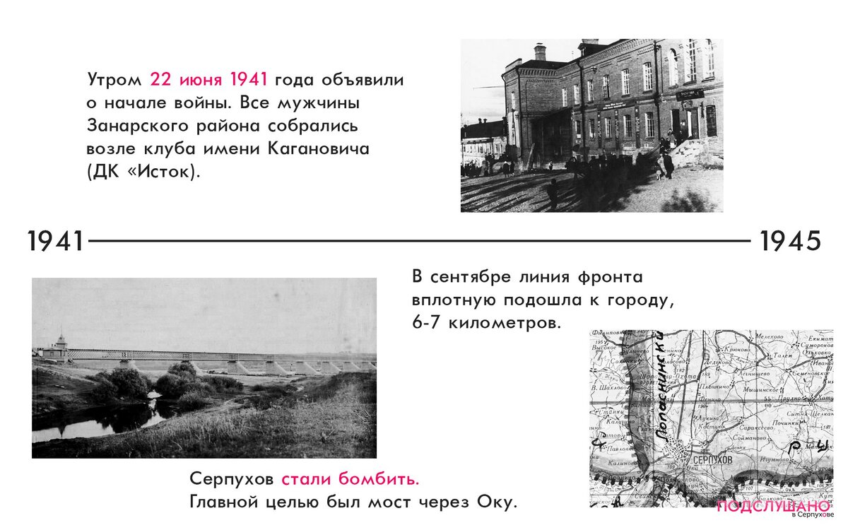 Слух серпухов. Серпухов во время войны.