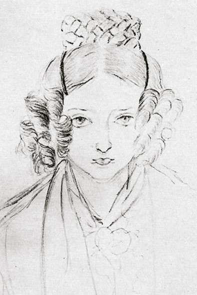 Victoria was an able artist, as this 1835 self-portrait shows