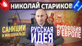 Санкции и МакДональдс, Русская Идея и русофобия в Европе (Николай Стариков)