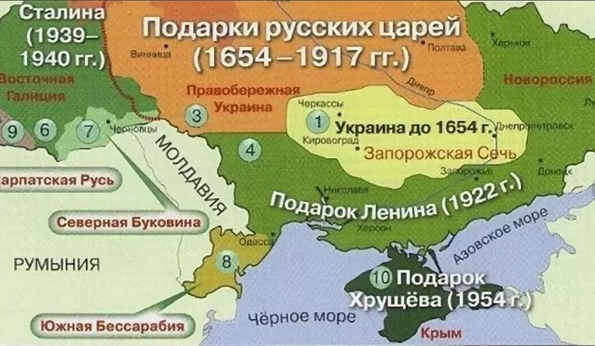 Границы украины 1922 года карта