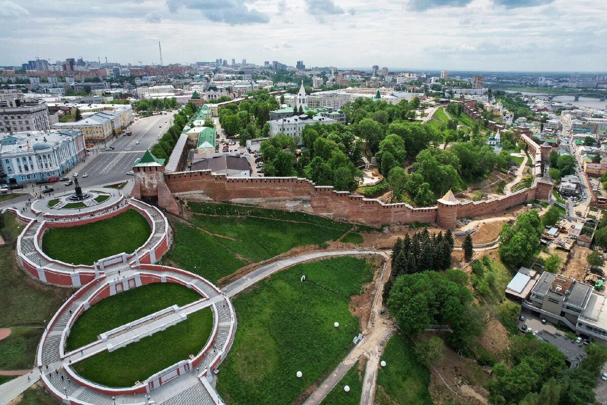 Нижний новгород где погулять красивые места