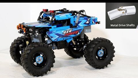 ТЯЖЕЛЫЙ МЕТАЛЛ: Внедорожник CADA Monster Truck 61008 со стальными шарнирами и карбоновыми осями