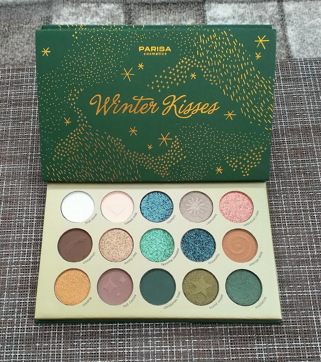 Палетка теней для век Parisa Winter Kisses