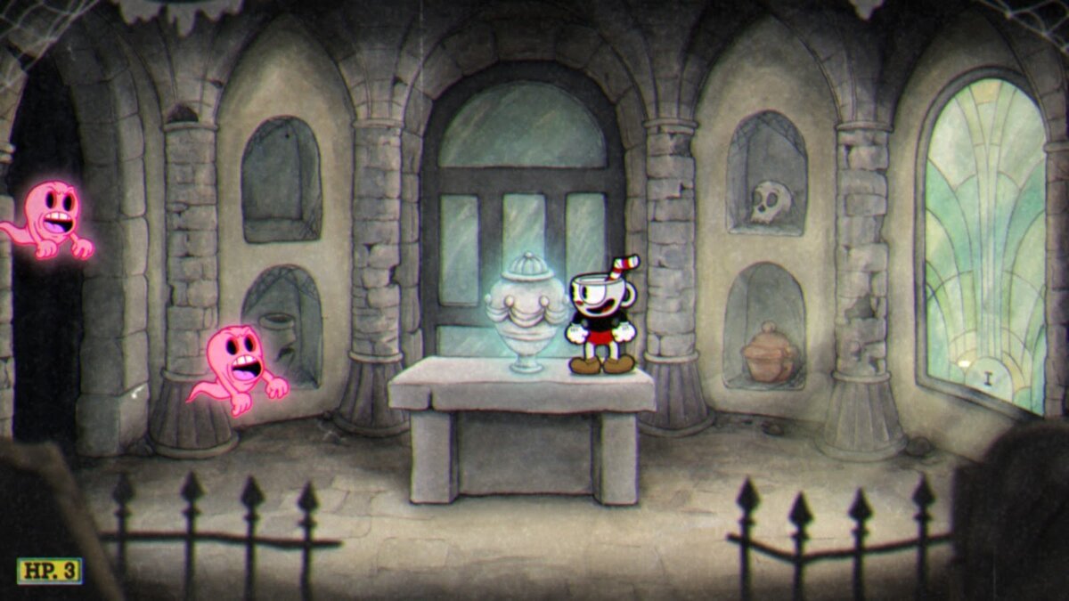 Как начать дополнение The Delicious Last Course в Cuphead.