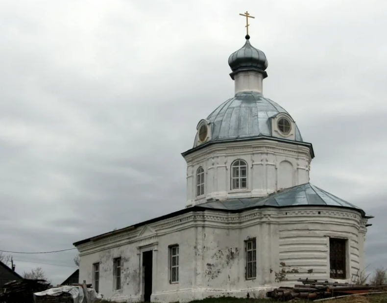 Церковь Вознесенья, деревня Захоломье Торопецкий район Тверская область