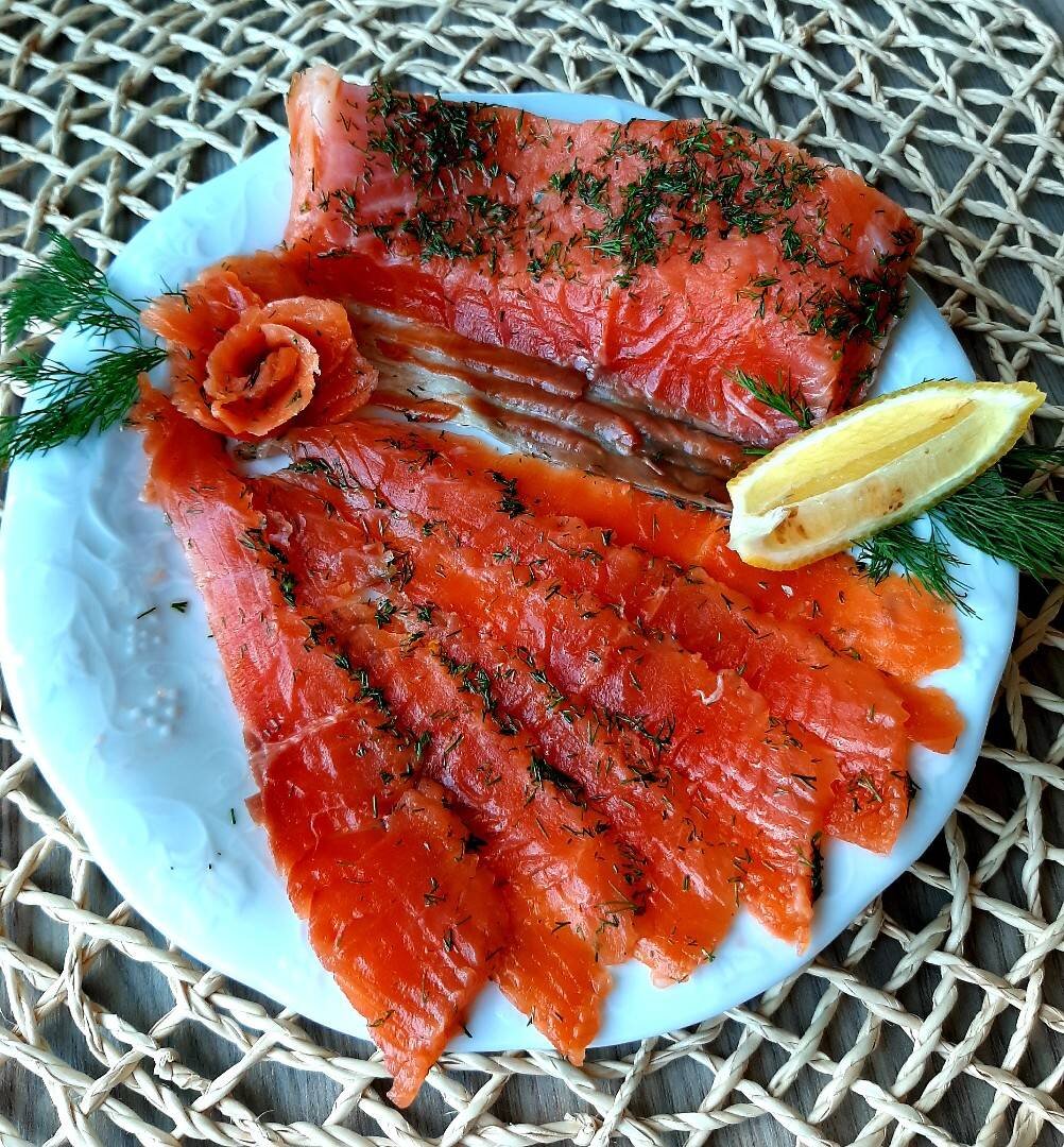 Вторые блюда из красной рыбы