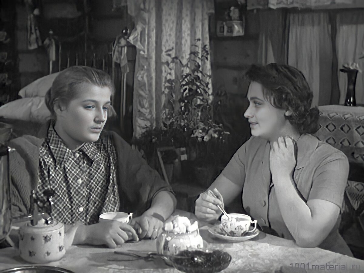 Кадр из фильма «Дело было в Пенькове», 1957 год, режиссер Станислав Ростоцкий