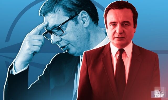    Альбин Курти и Александр Вучич Иван Шилов © ИА REGNUM