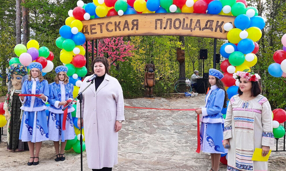    Надымский район благоустраивают в рамках проекта «Уютный Ямал»