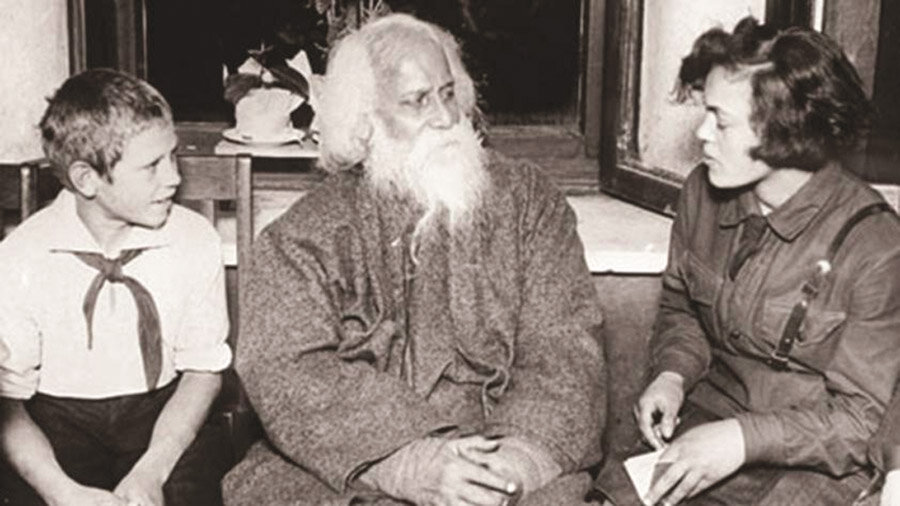 Р. Тагор посетил СССР в 1930 г.