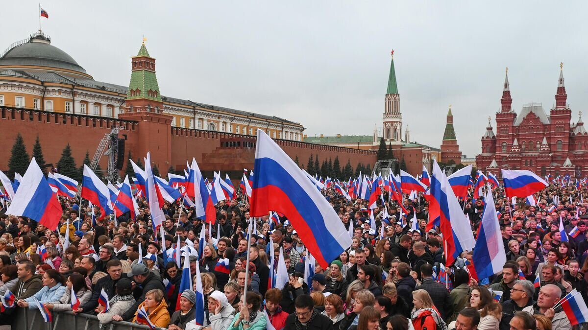   Концерт в поддержку присоединения к России ЛНР, ДНР, Херсонской и Запорожской областей на Красной площади в Москве© РИА Новости / Максим Блинов