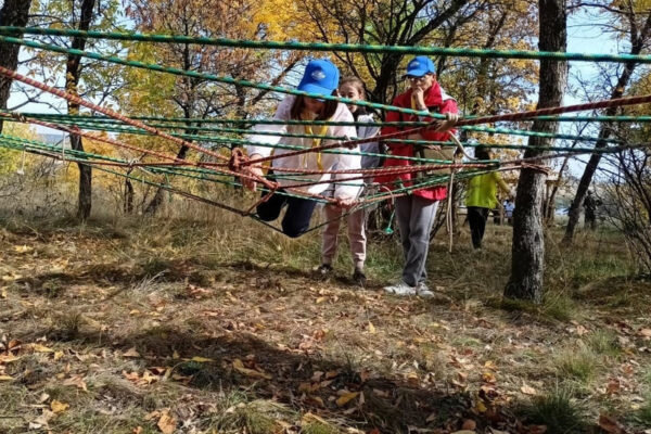    На турслёте (фото: Молодёжный клуб РГО «Новое поколение»)