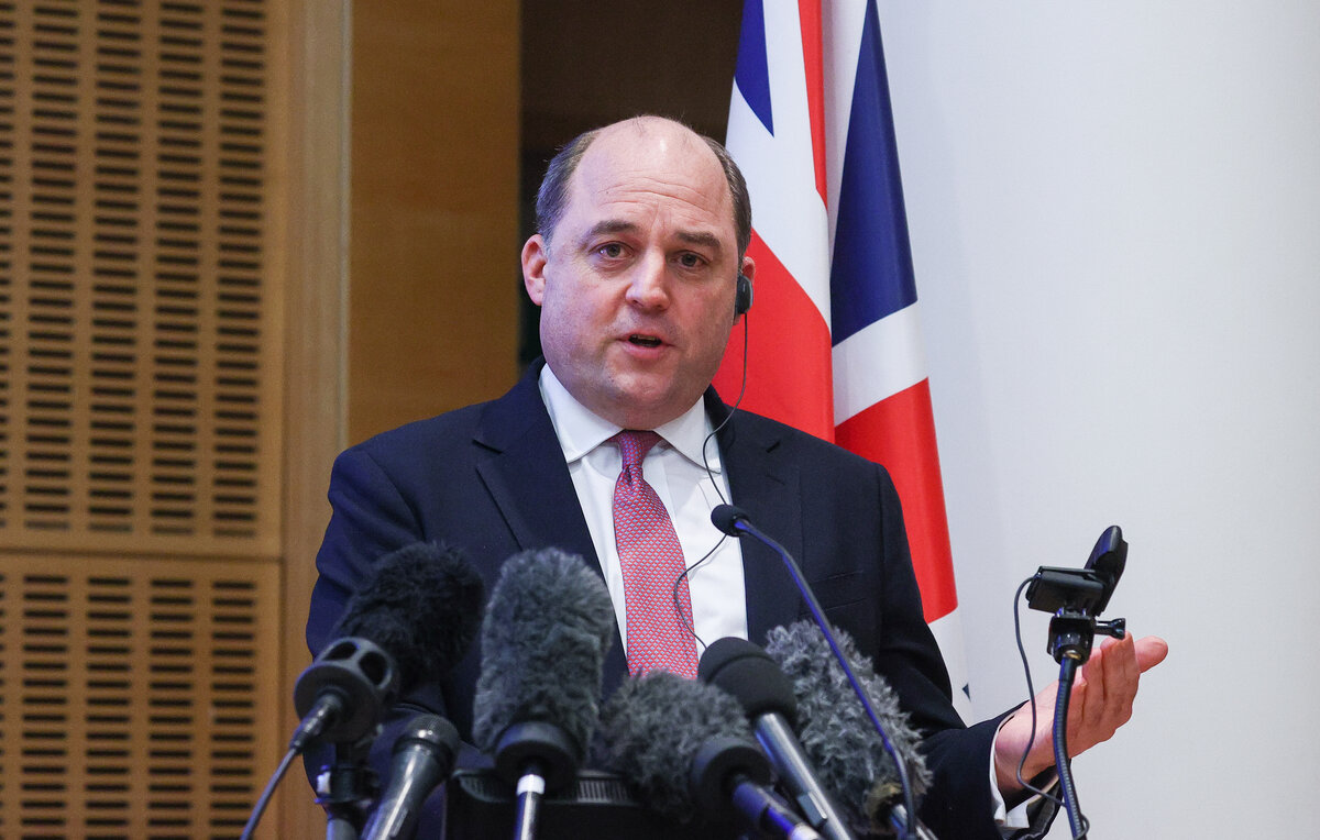    Министр обороны Великобритании Бен Уоллес  Александр Щербак/ТАСС