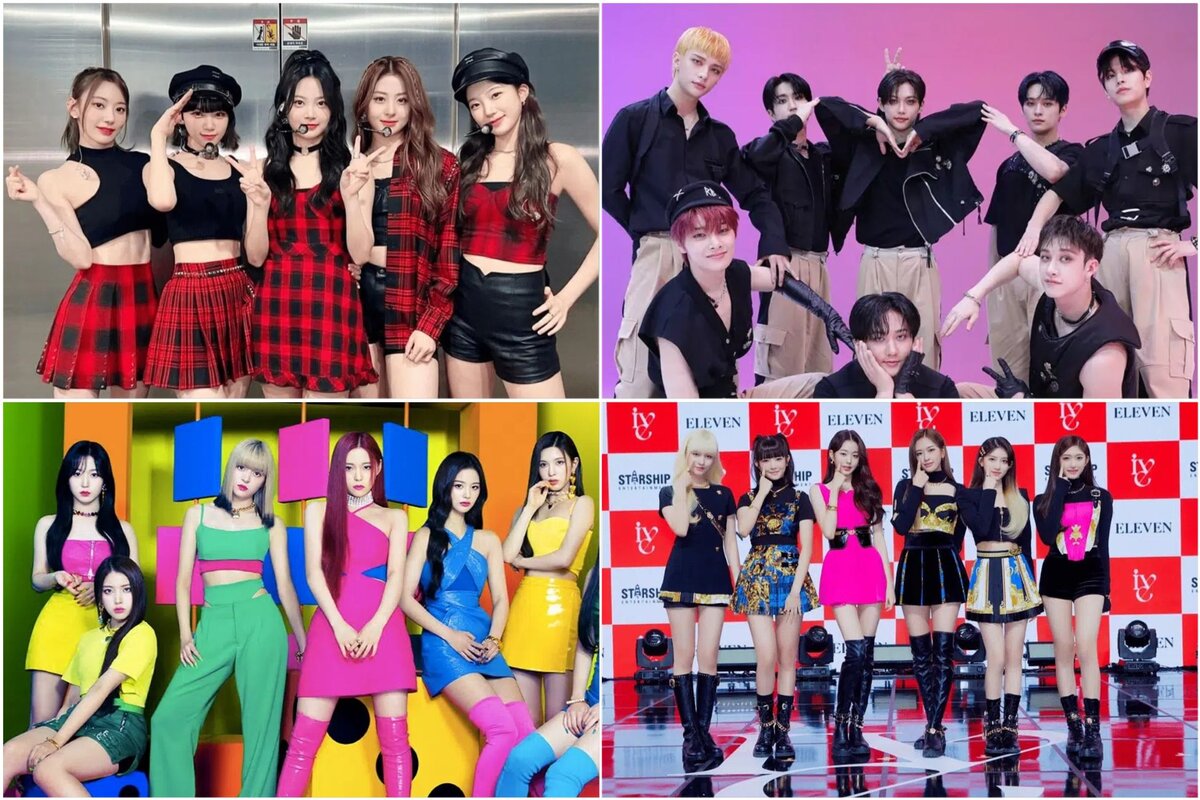 Яркие примеры современных K-pop групп