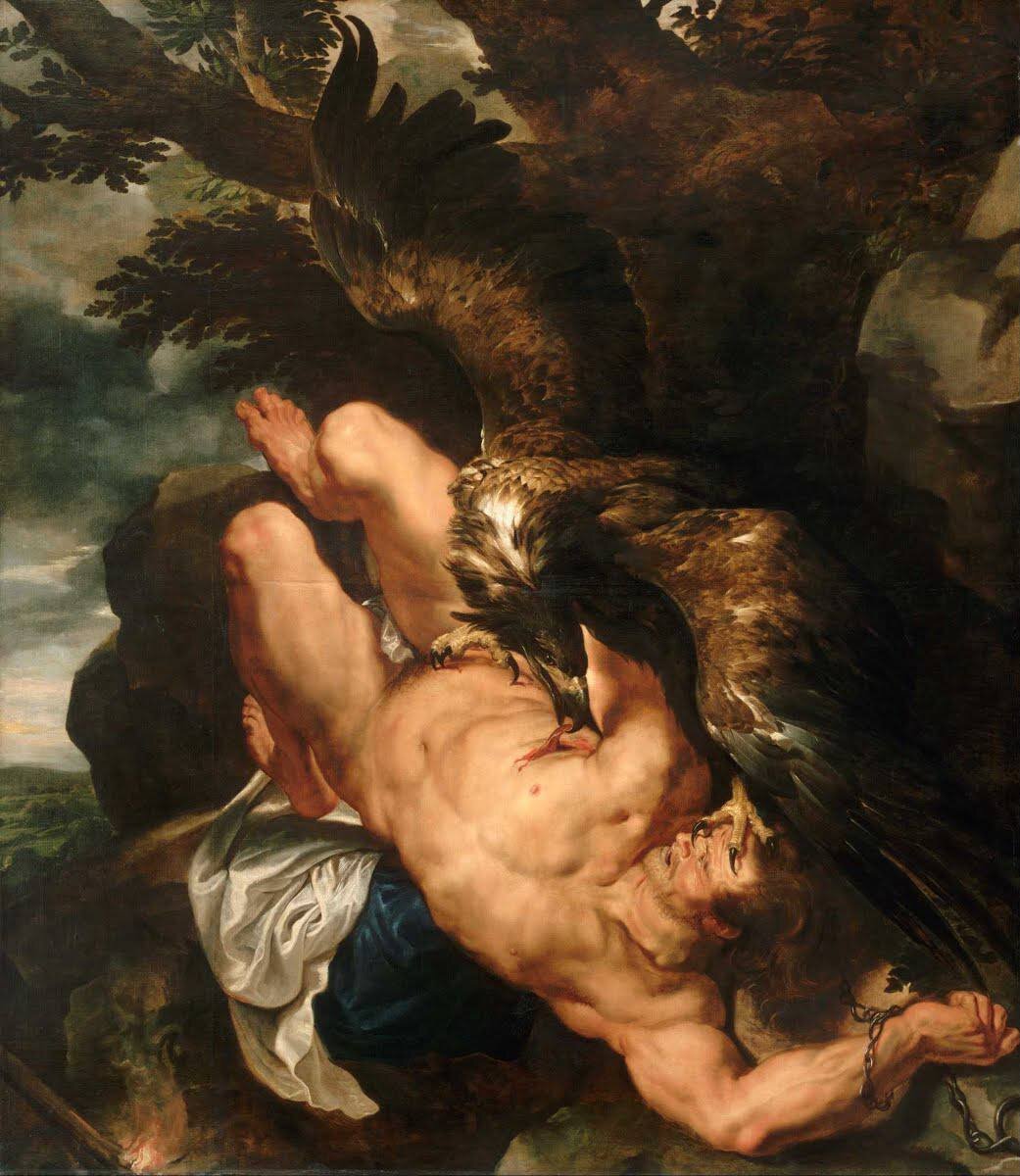 Прикованный Прометей, Питер Пауль Рубенс и Франс Снейдерс, 1611-1612 гг