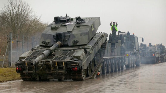    СМИ: Лондон рассматривает возможность поставки Киеву танков Challenger 2 Анна Оленькова
