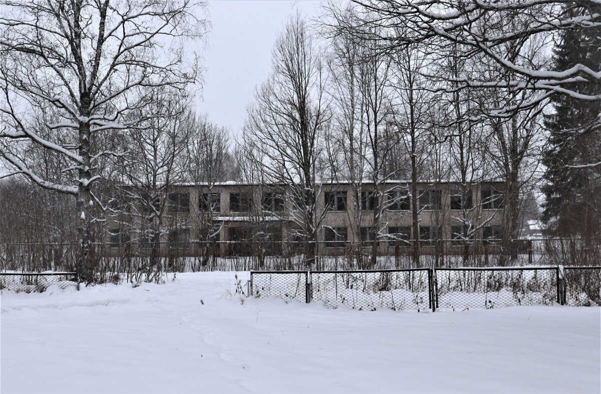 Заброшенная школа в деревне Вшели. Солецкий р-н Новгородской обл. Фото Сергея Овчинникова.