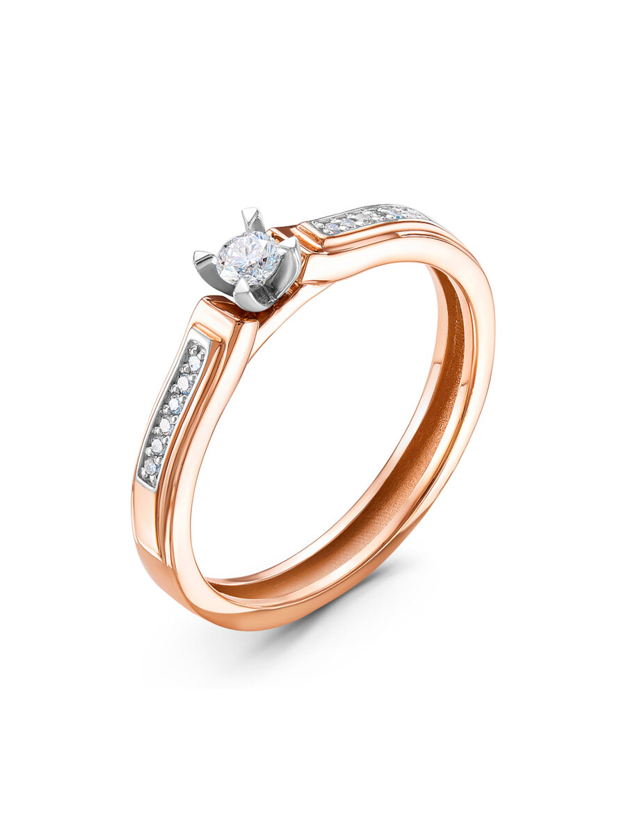 Кольцо из золота с бриллиантами