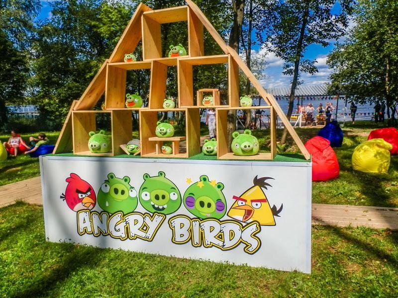 Angry birds из фетра