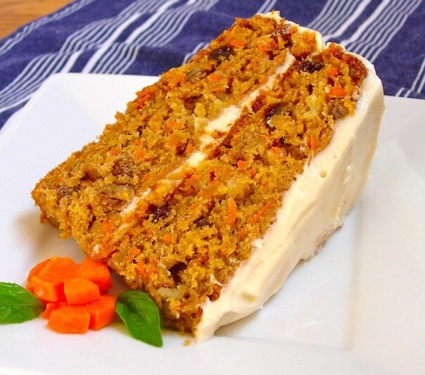 Диетический морковный пирог