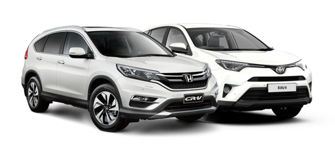 Toyota RAV4 и Honda CR-V 