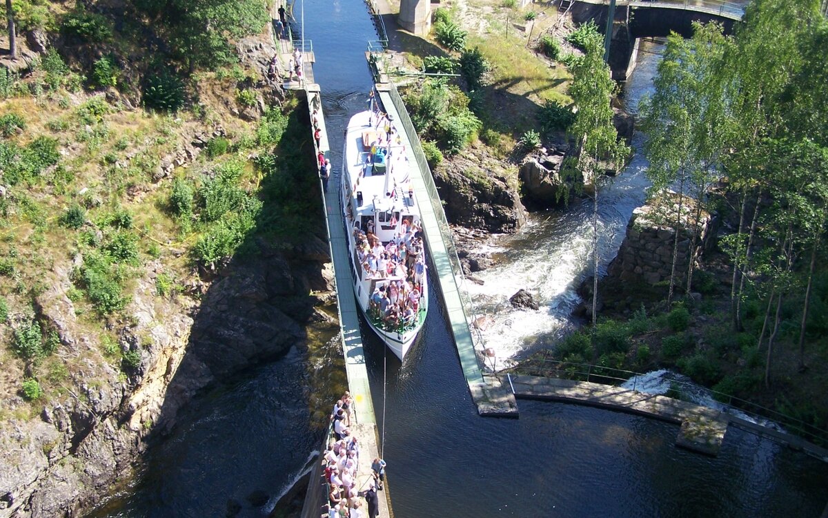 магдебургский водный мост в германии