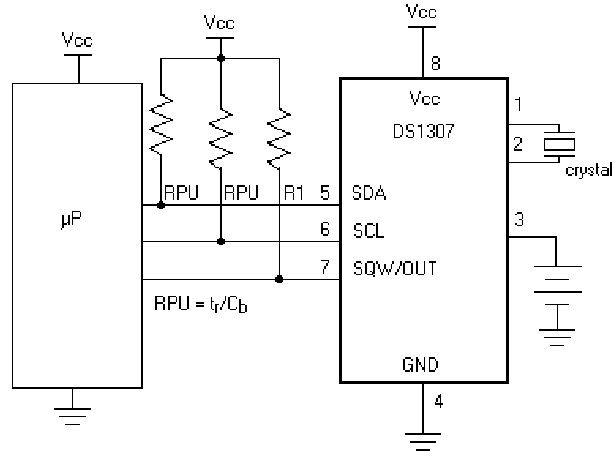 Типовая схема включения:

