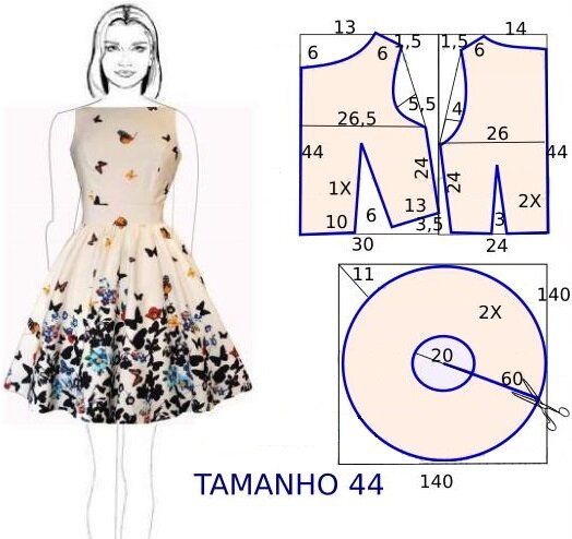 Как сшить платье без выкройки