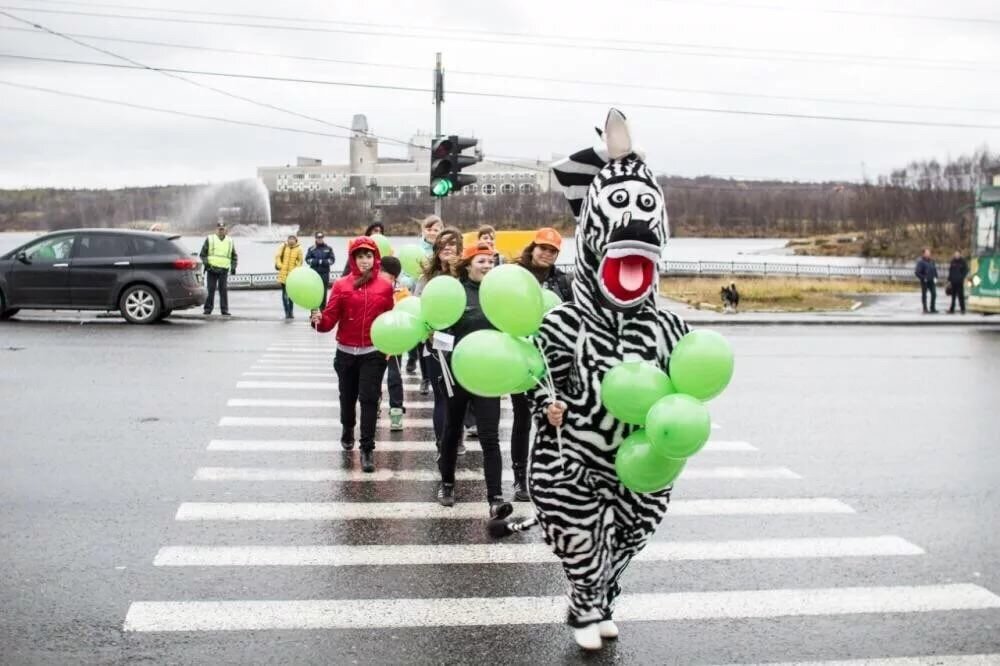 Дорогу на зеленый свет светофора