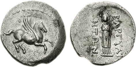 Баргилийская драхма 2-1 века до н.э.