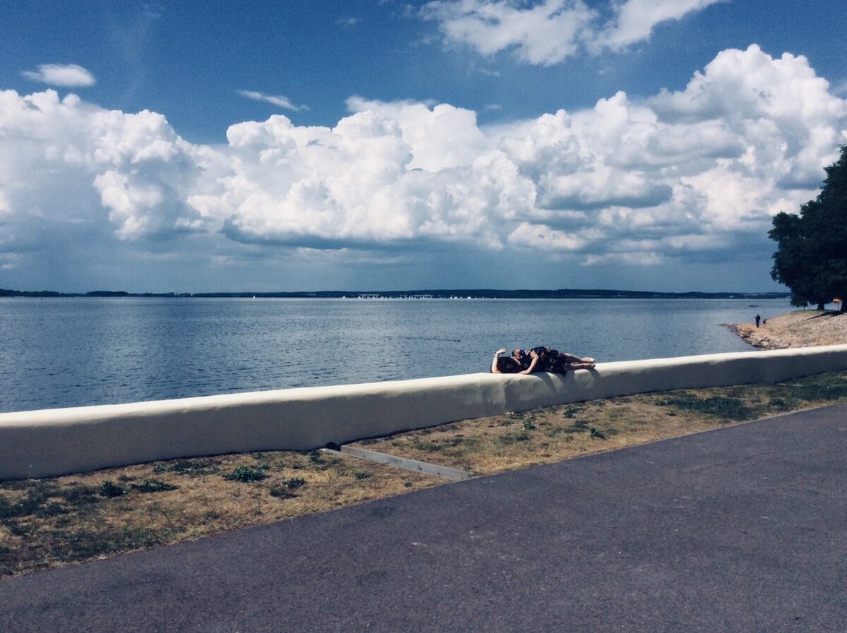 на Минском море