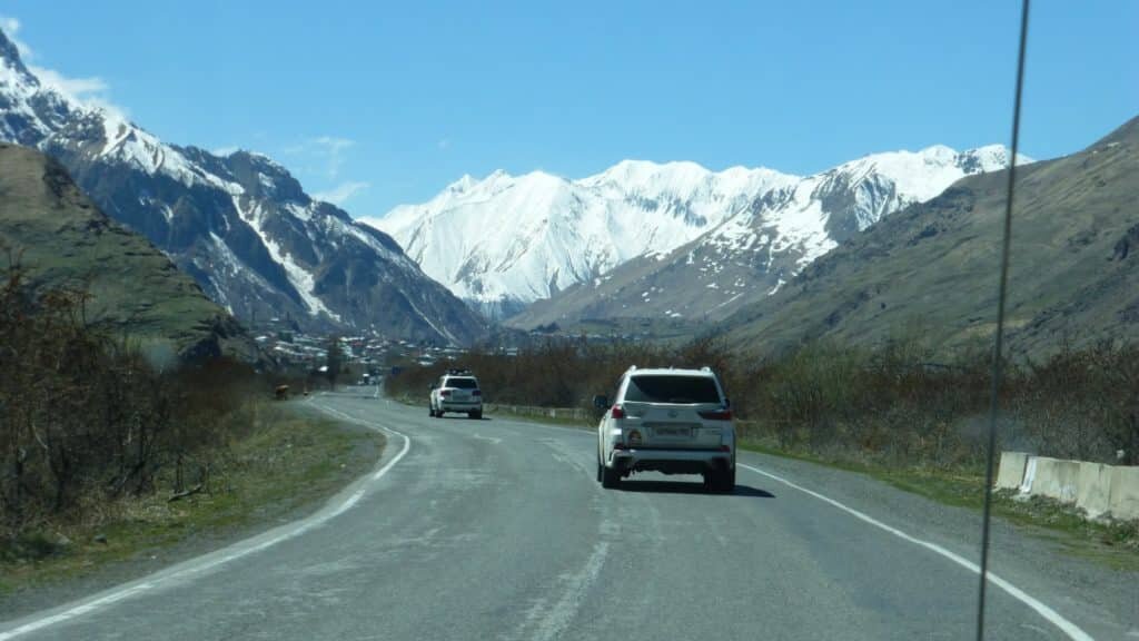 
Дорога от Москвы до грузинской границы