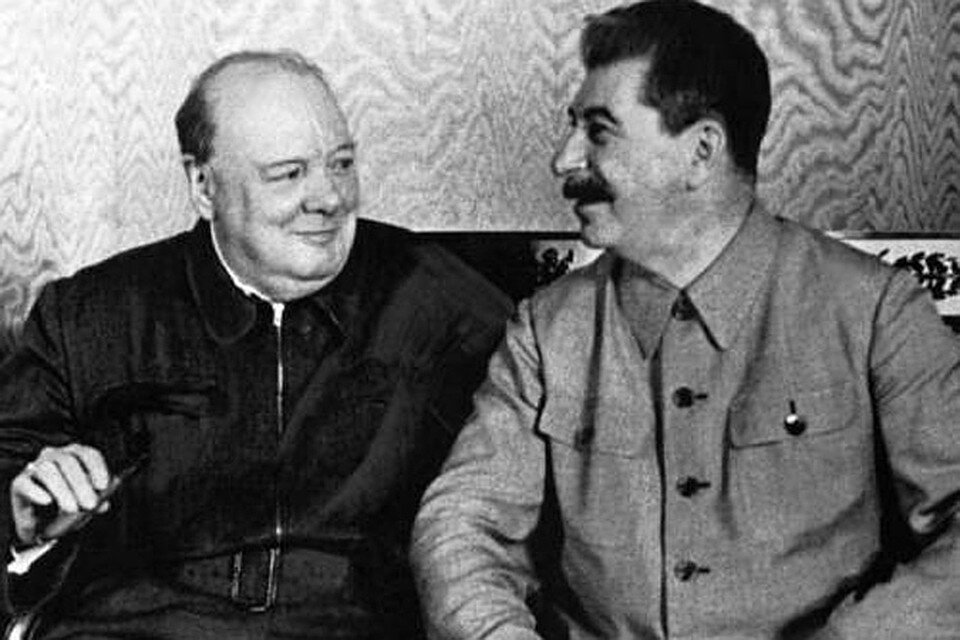 Черчилль и Сталин