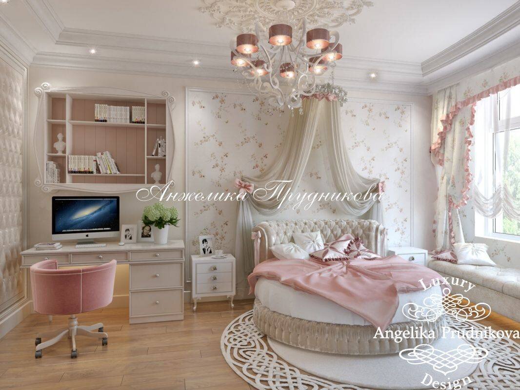 На фото: Интерьер детской комнаты в стиле прованс