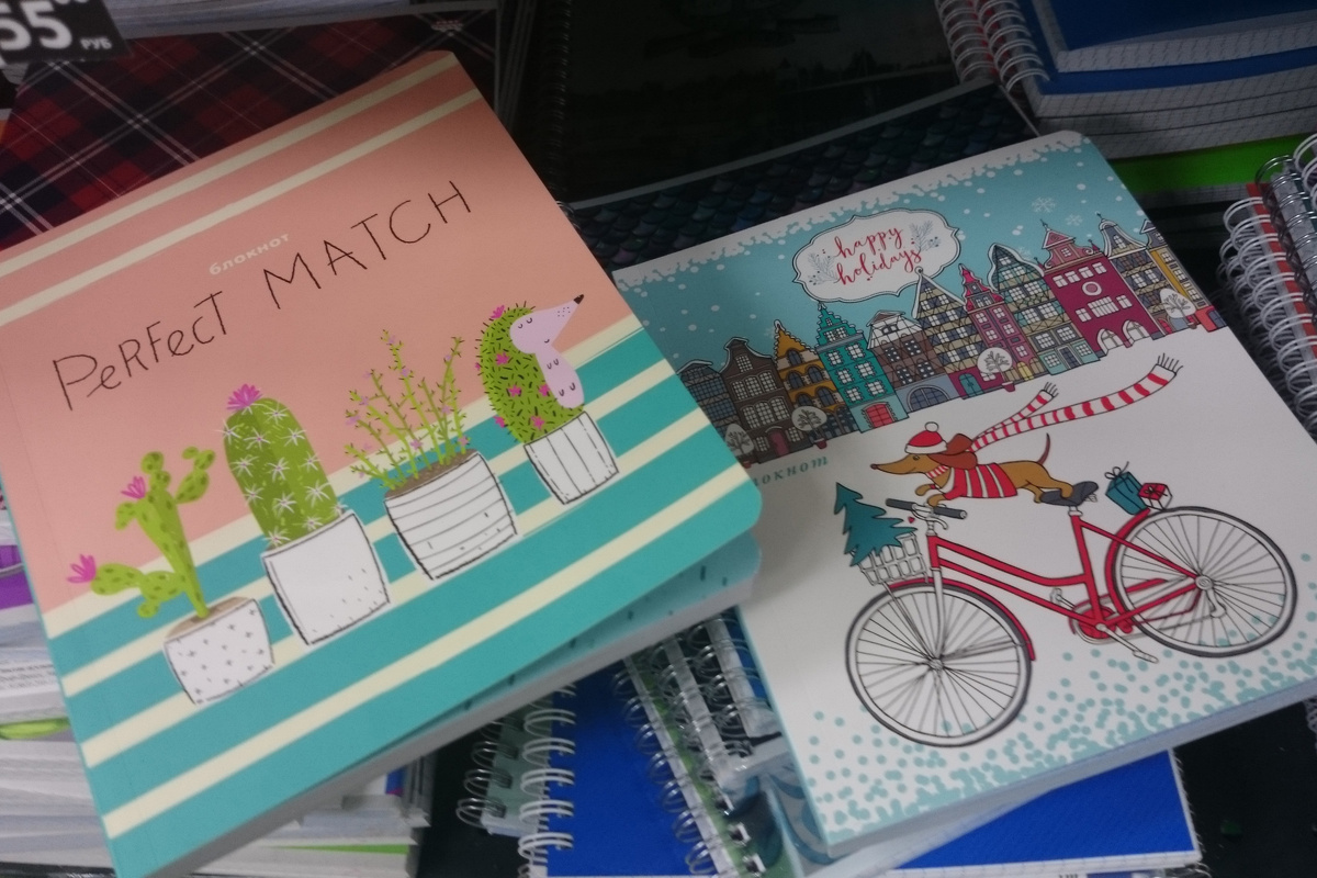 позитивные блокноты из Фикс Прайса