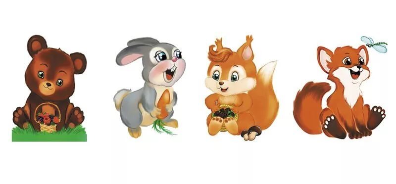 лиса белка заяц. лесные звери для детей. белочки мультяшные. мышь заяц белка. следы белки,зайца,лесная мышь.