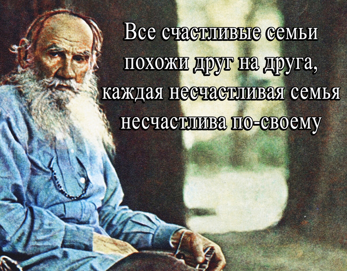 Каждый счастлив по своему. Все семьи несчастны по своему. Толстой все счастливые семьи похожи друг на друга. Все счастливые семьи счастливы одинаково. Каждая семья несчастлива по-своему толстой.