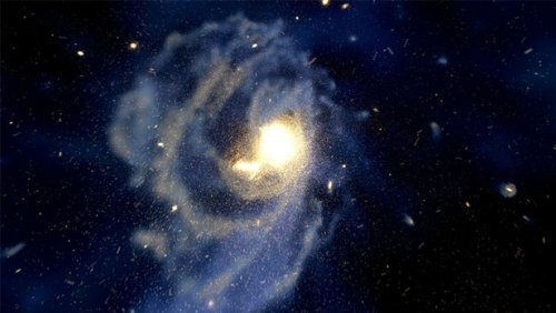 Астрономы обнаружили звезду в недрах нашей галактики, которая имеет химический состав, кардинально отличающийся от химического состава миллиардов других звезд Млечного Пути. Это позволило предположить, что звезда J1124+4535 была рождена в пределах какой-то карликовой галактики, которая впоследствии была поглощена Млечным Путем. Рассматриваемая сейчас звезда привлекла внимание астрономов, проводивших обзор при помощи телескопа Large Sky Area Multi-Object Fiber Spectroscopic Telescope (LAMOST). Этот телескоп, расположенный в Китае, производит анализ спектра звезд, что позволяет установить их химический состав и определить некоторые другие характеристики.
После открытия звезды J1124+4535 ее изучение было продолжено при помощи японского телескопа Subaru Telescope, ученым удалось выяснить, что ее состав отличается низким количеством магния и высокой концентрацией европия. И, несмотря на обилие и многообразие звезд в Млечном Пути, такой химический состав делает звезду J1124+4535 уникальной среди миллиардов других звезд.
Отметим, что звезды с подобным химическим составом уже давно известны астрономам, но все они находятся далеко за пределами нашей галактики. Они распространены в карликовых галактиках и там, где процессы звездообразования идут гораздо более медленными темпами, чем в Млечном Пути, и где звезды имеют более разнообразные химические составы. Именно это позволило ученым предположить, что звезда J1124+4535 родилась в пределах карликовой галактики, которая впоследствии была полностью "проглочена" Млечным Путем. 