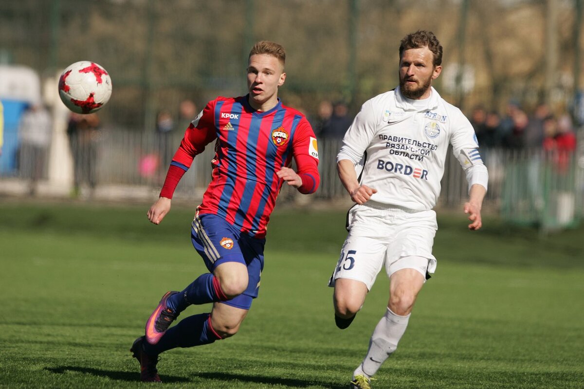 Контрольный матч с ЦСКА в 2018-м / Фото: ФК «Рязань» | официальная страница