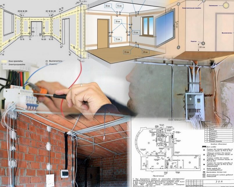 Разводка электрики в квартире: схема и пошаговая инструкция