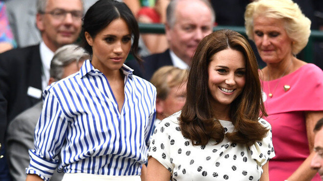 Меган Маркл и Кейт Миддлтон / Фото: elle.ru