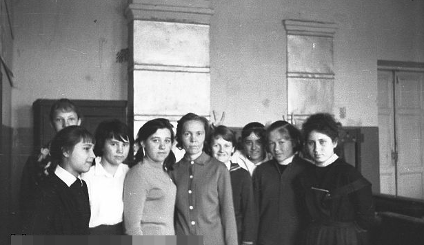 Школьницы, 1966 год. Фото А.С. Благороднова