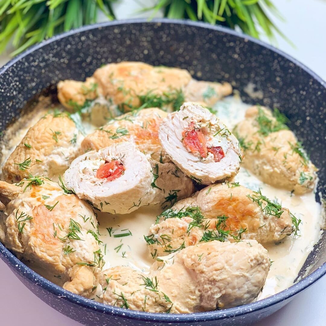 Рулетики из индейки